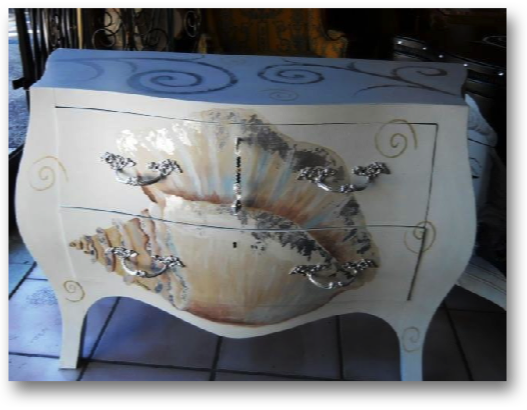 One of a Kind Hand Painted Dresser.jpg